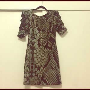 Stylish Reptile Print Dress