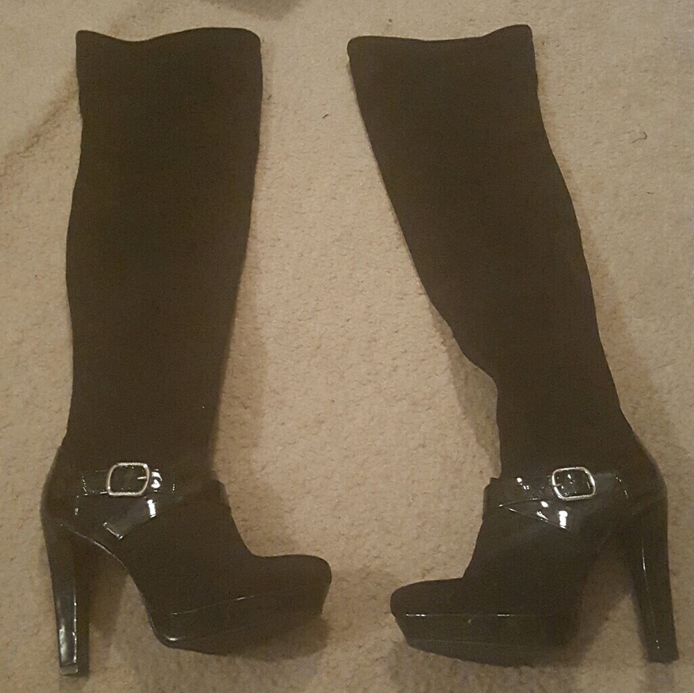 Over the knee boots WORN TWICE!