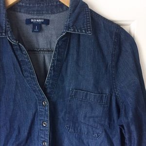 3/$20 Old navy denim long sleeved shirt.