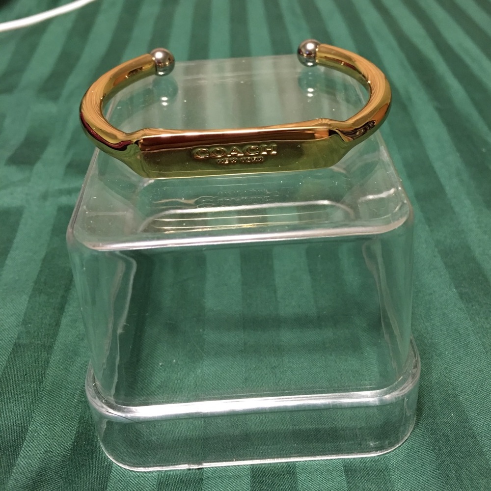 Coach gold bangle