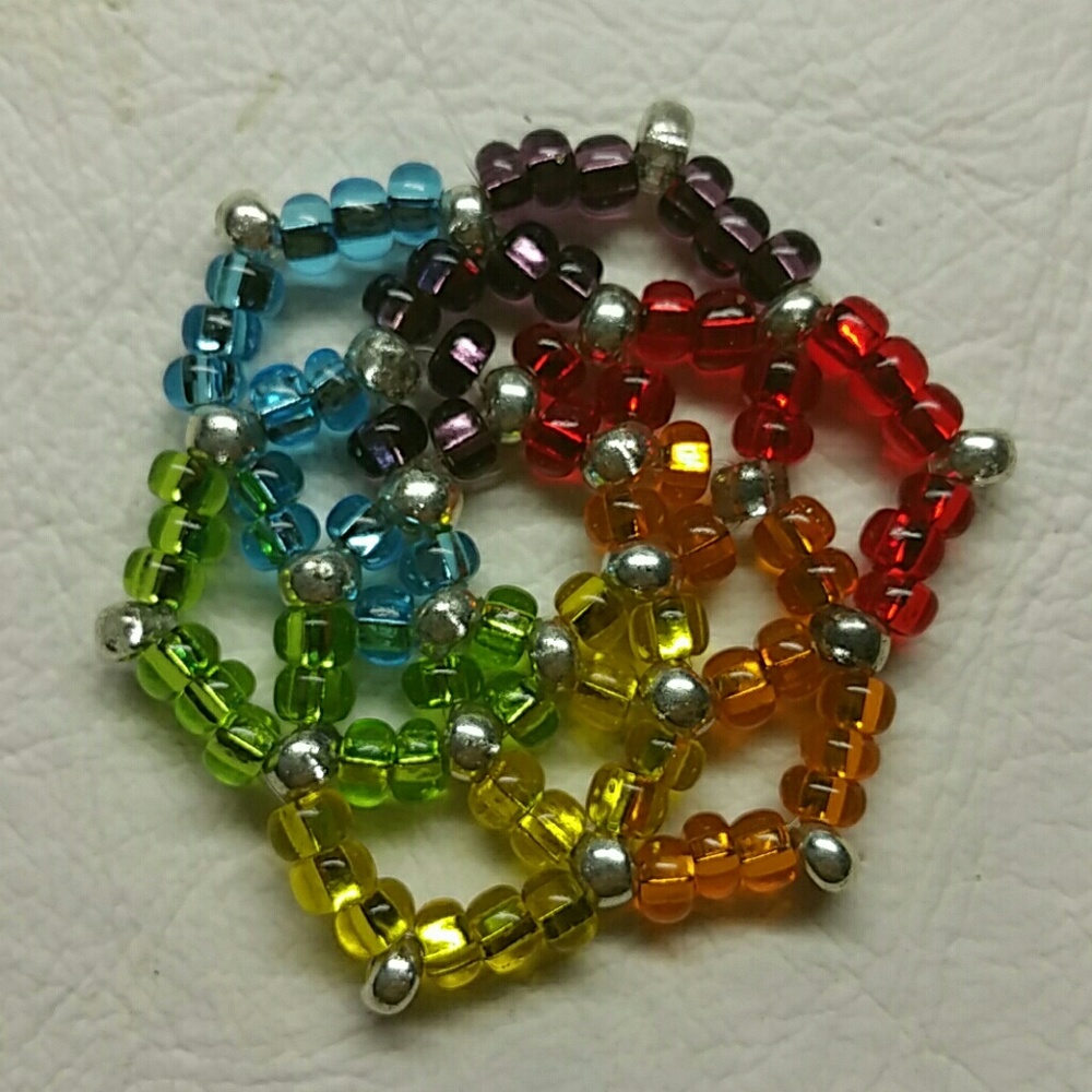 Rainbow flower of life pendant sterling silver