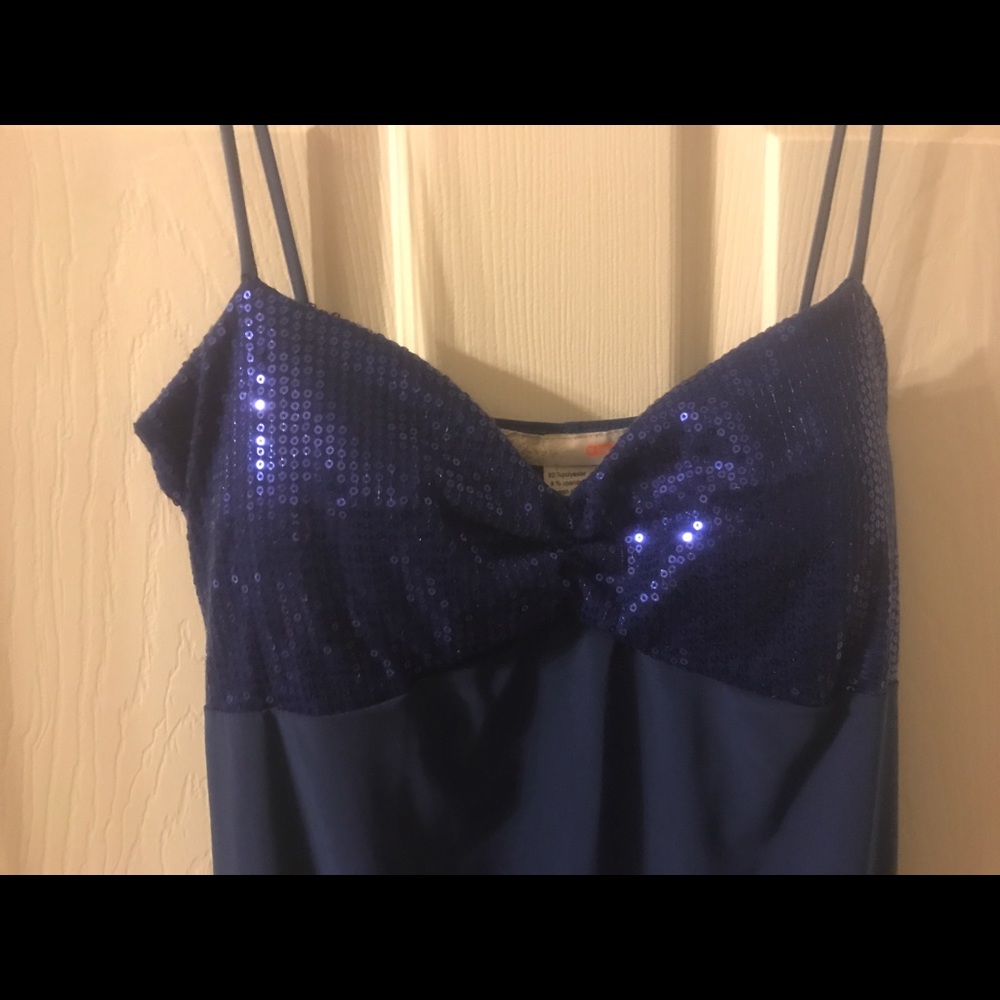 Amp sequin bust party dress.