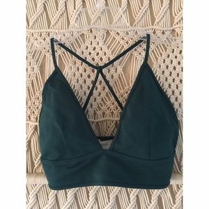 SOLD - Women's Seamless Cropped Strappy Halter