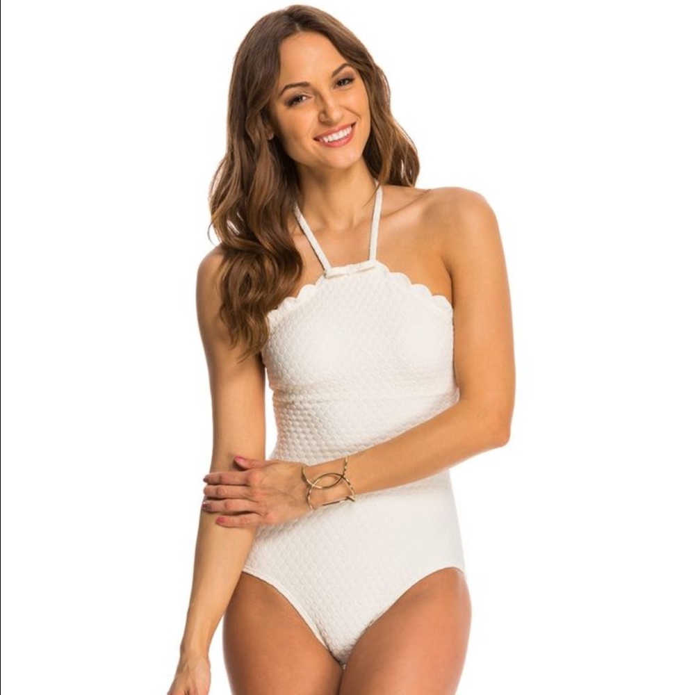 NWT Kate Spade scalloped one piece 💦