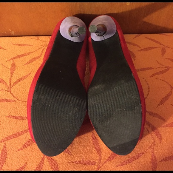 Charlotte Russe Suede Platforms Size 7 - Picture 4 of 4