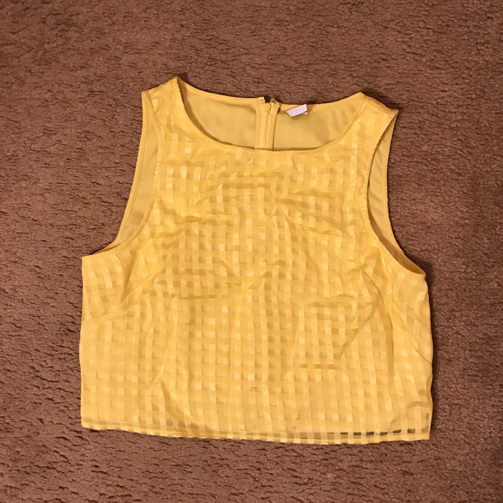Yellow tank.