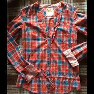⚠️Low-Ball Sale⚠️ Plaid Hollister Tunic