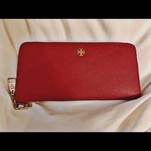 Tory Burch Red Wallet