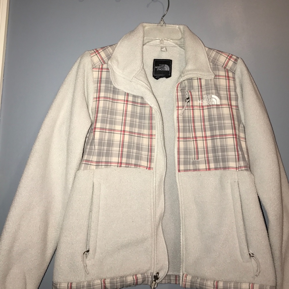 The North Face fleece w plaid