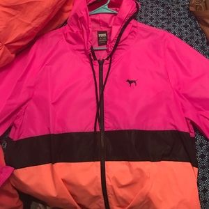 Pink wind breaker