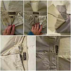 Eddie Bauer khakis SZ 14 boyfriend style