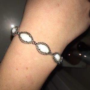 White bracelet from Kendra Scott