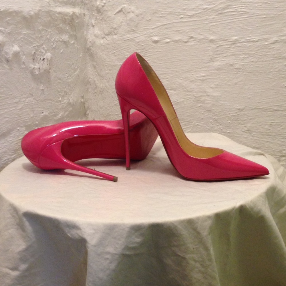 Barbie Pink Patent Leather Louboutains