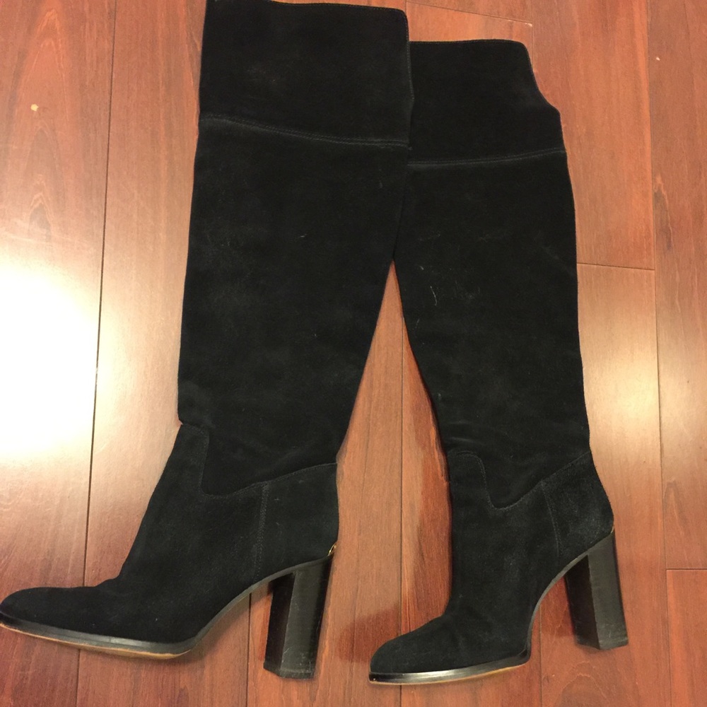 Michael Kors Suede Over The Knee Regina Boots