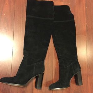 Michael Kors Suede Over The Knee Regina Boots