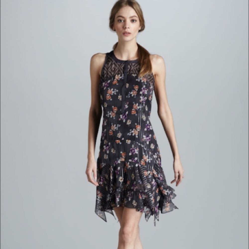 Rebecca Taylor floral Henley dress