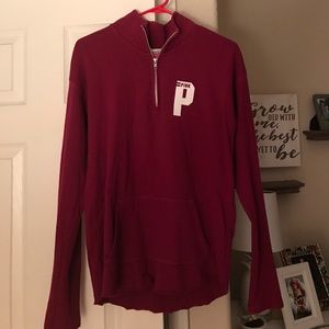 PINK pull over with zipper