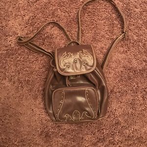 Rustic small back pack