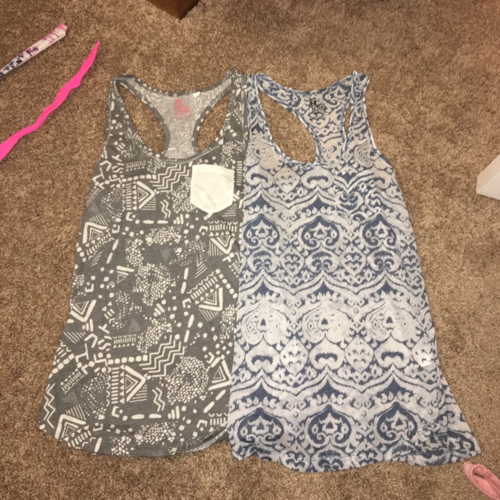 Pacsun tribal print tank tops!