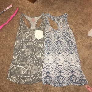 Pacsun tribal print tank tops!