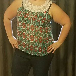 Tie dye printed shirt