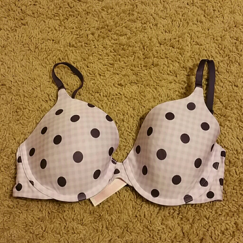 VS Polka Dot & checkered bra