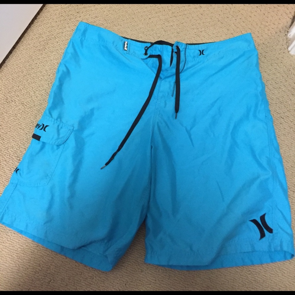 Blue Hurley Board Shorts