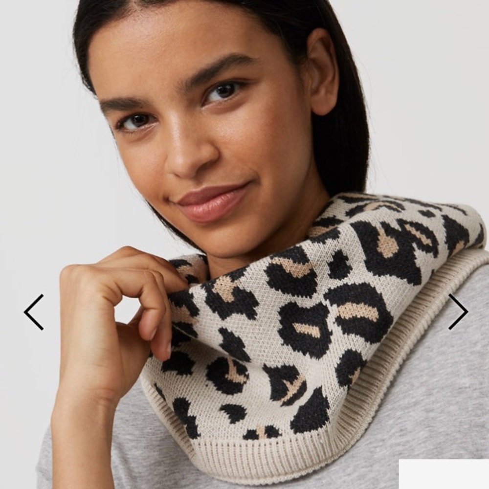 Ann Taylor Loft Spotted Popover Scarf