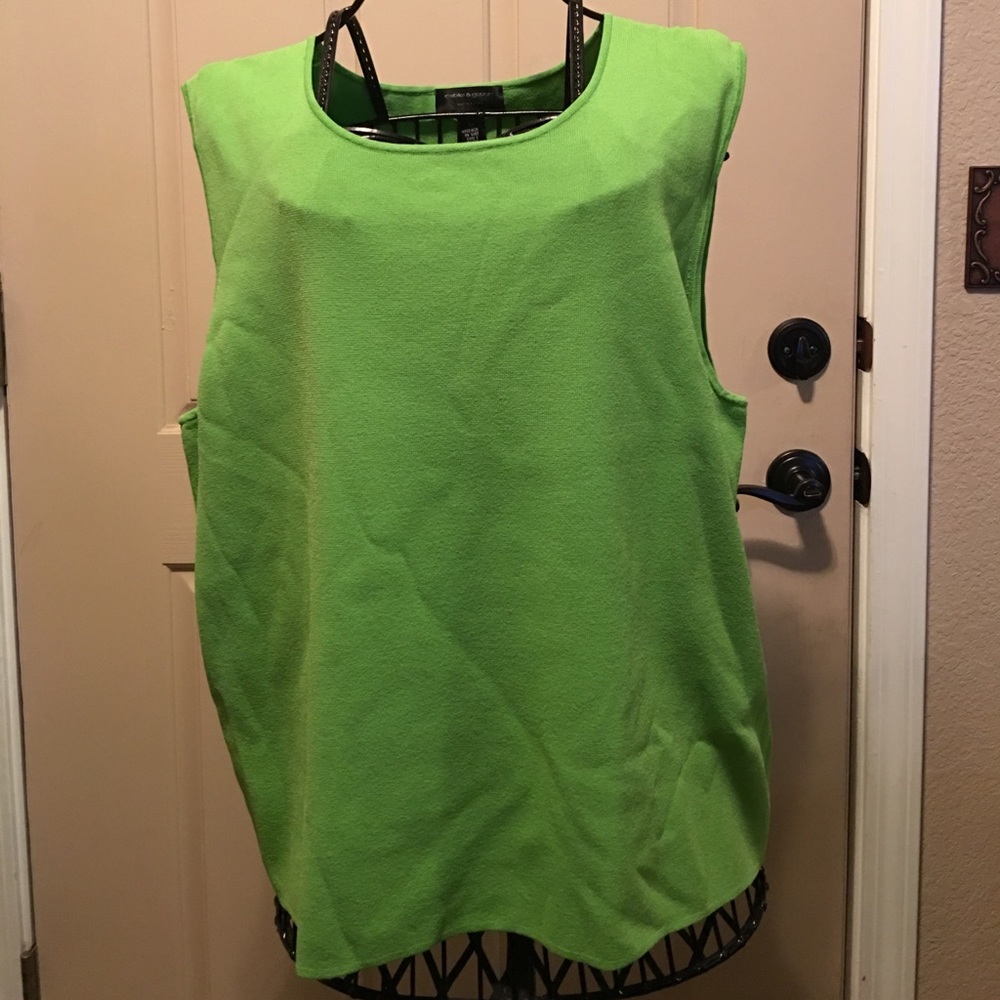 Cable & gauge sz 3X lime green shell