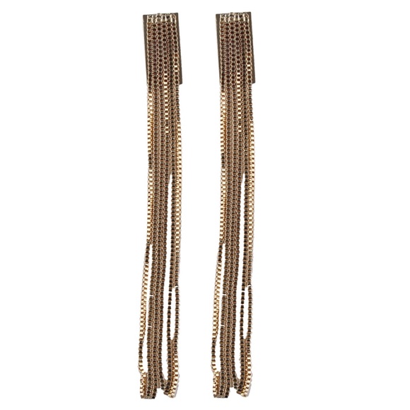 Vintage Tassel Dangle Drop Earrings - Picture 1 of 3