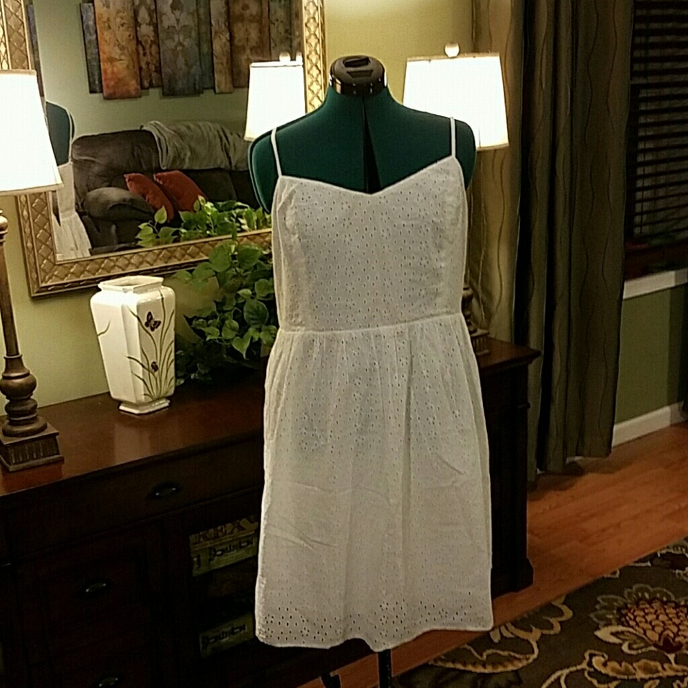 White sun dress