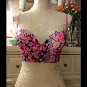 VS PINK Longline strapless bra