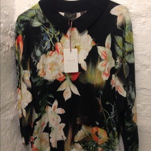 NWT Ted Baker Opulent Bloom Sweater
