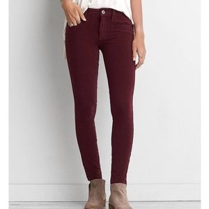Burgundy Jeggings