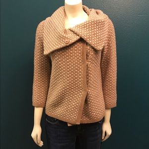 Banana Republic cashmere wool sweater jacket