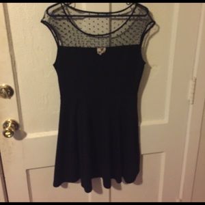 SOLD- Black Lace Dress One Clothing Large