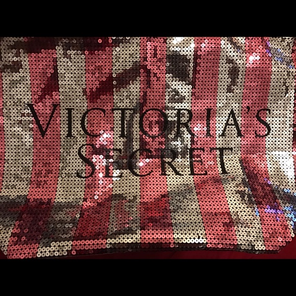 Victoria's Secret Sequin Fashion Large Tote - Picture 1 of 4