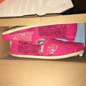 Crochet TOMS - Pink