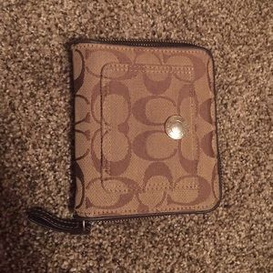 Coach square wallet