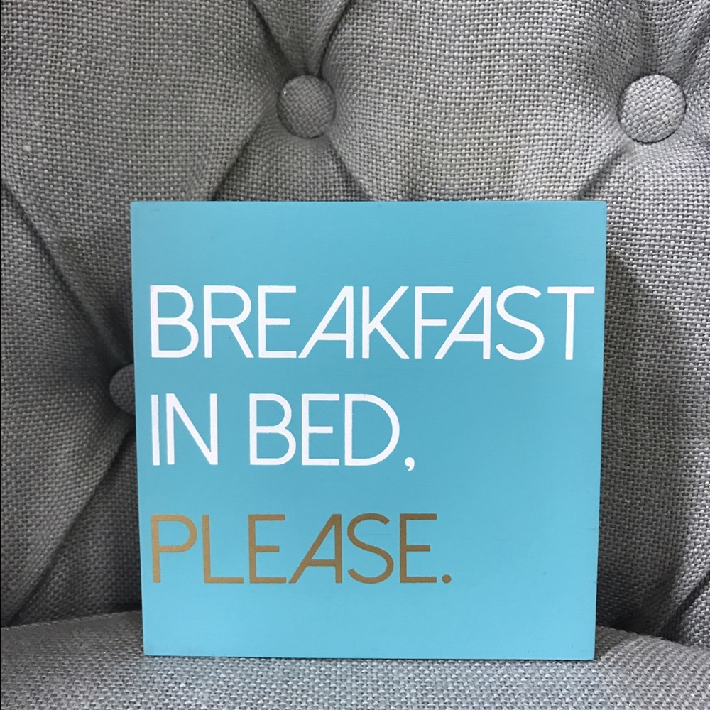 🌟Breakfast in bed kitchen decor canvas frame🌟