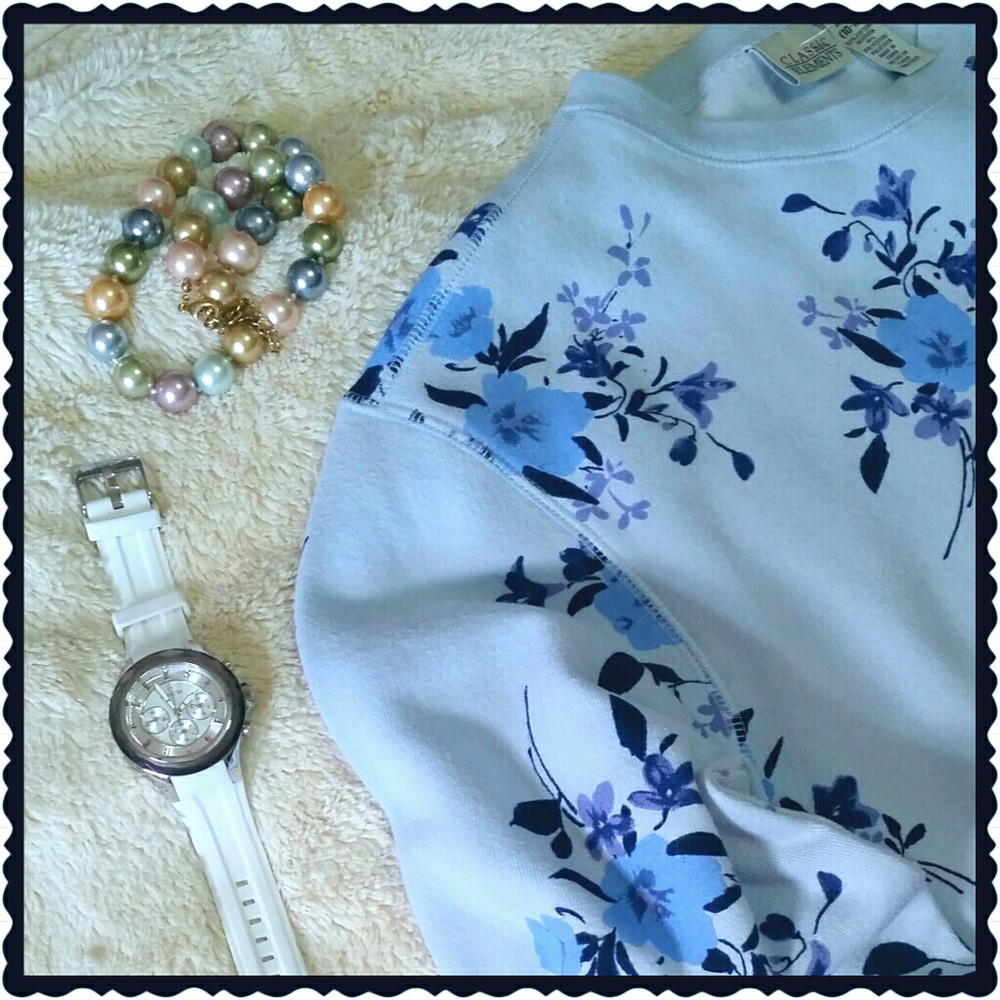 Vintage Floral Jumper