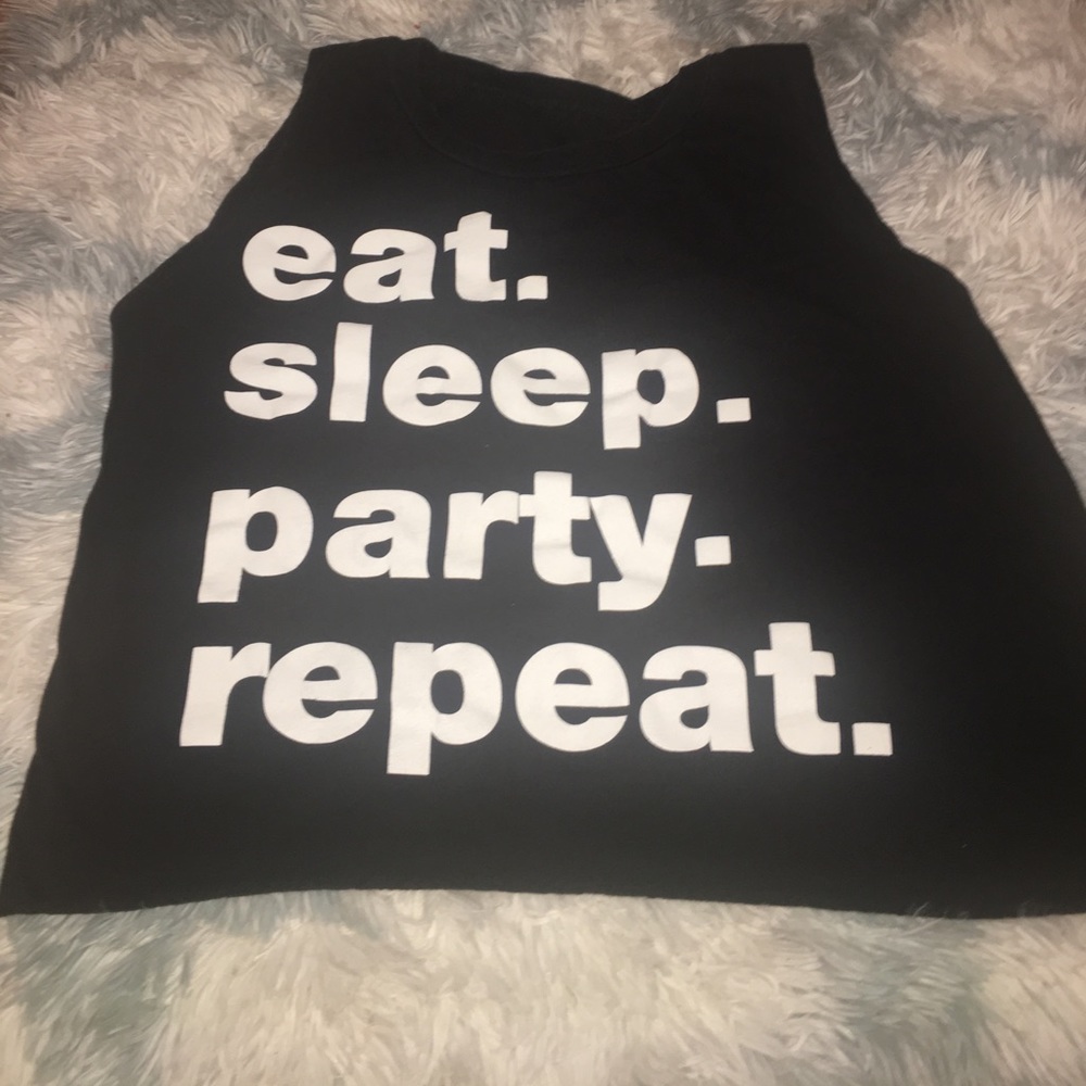 Crop Tank Top Graphic
