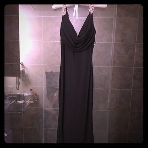 Jovani Prom black backless Dress