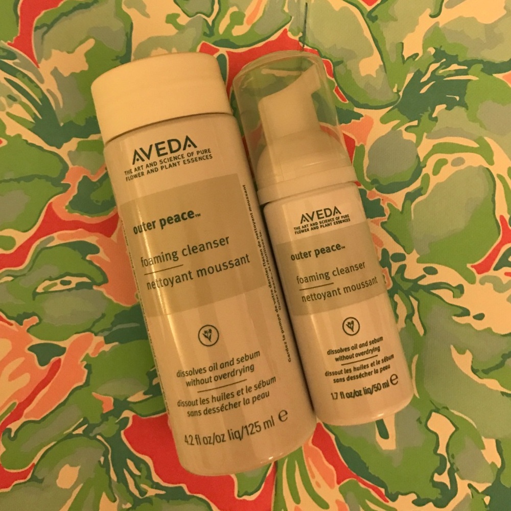 NWT Aveda outer peace foaming cleanser