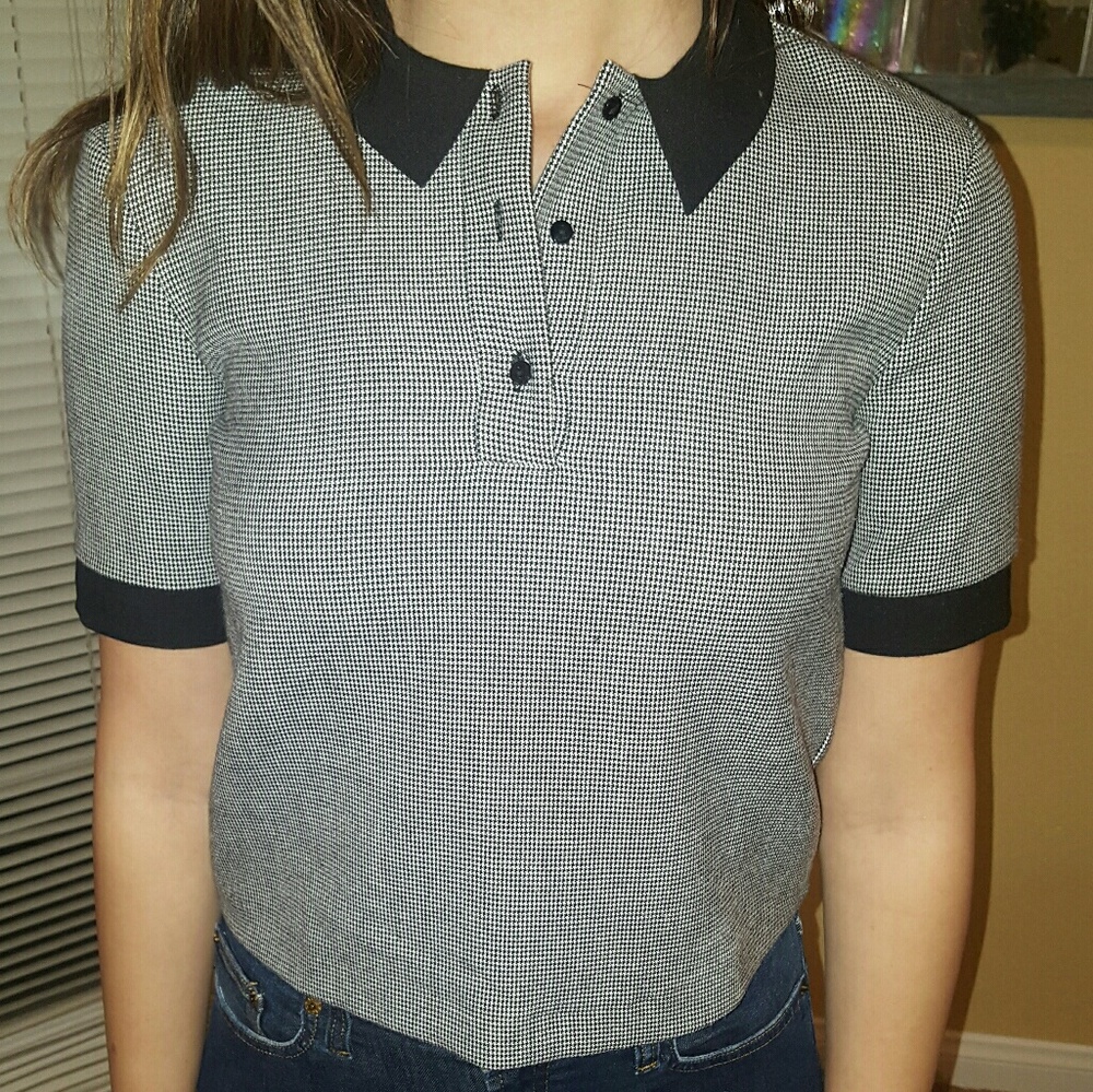 Zara collard crop top