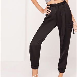 Missguided Side Pocket D Ring Pants B
