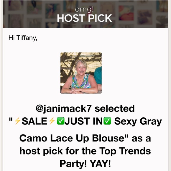 β‘οΈSALE πHP 3/21/17πSexy Gray Camo Lace Up Blouse - Picture 4 of 4