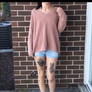 Dusty pink sweater