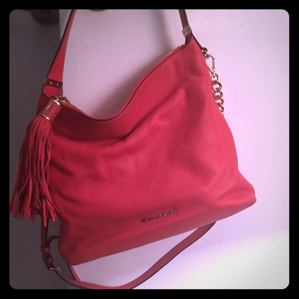 Michael Kors large leather shoulder/cross body bag