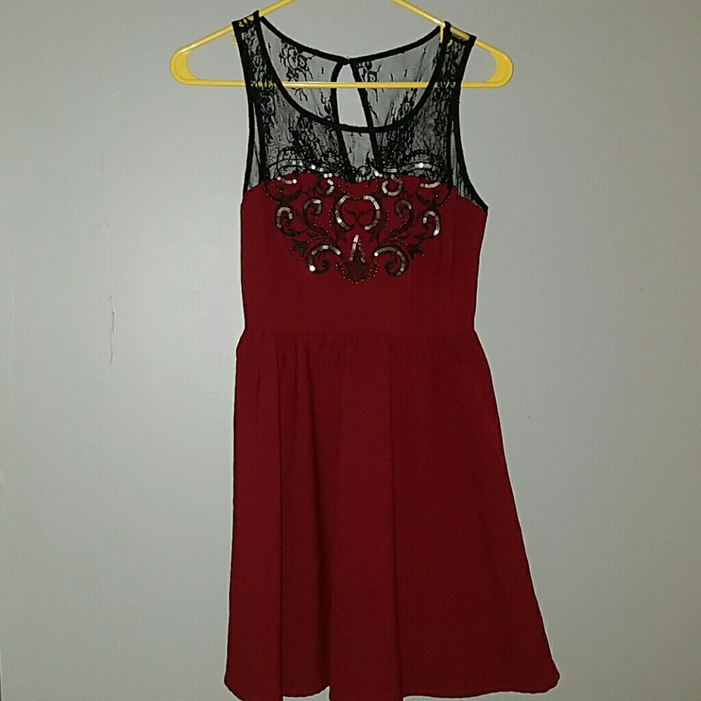 Red dress